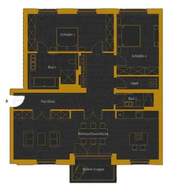Luxuswohnung mieten in Charlottenburg mit Balkon und exklusivem Wohnkomfort