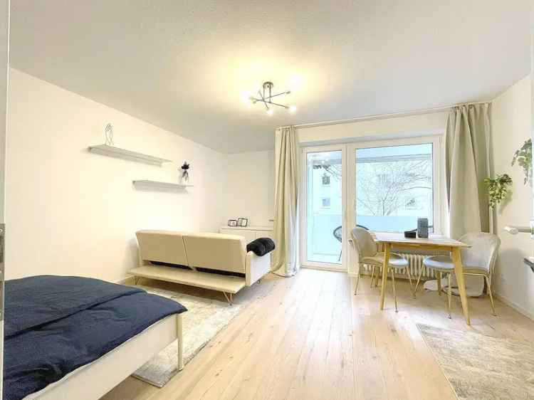 Top-Lage Untergiesing, neu renovierte 1 Zi.-Whg., separate Küche, Süd-Balkon, nur 27 Euro Erbpacht