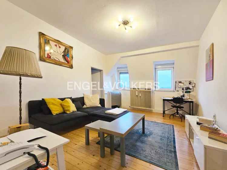 51m² Dachgeschosswohnung Saarlouis zentral modern möbliert