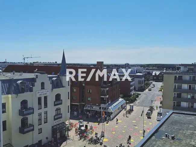 Verkauft!
Appartement nur wenige Schritte vom Meer mit Blick über den Dächern von Westerland!