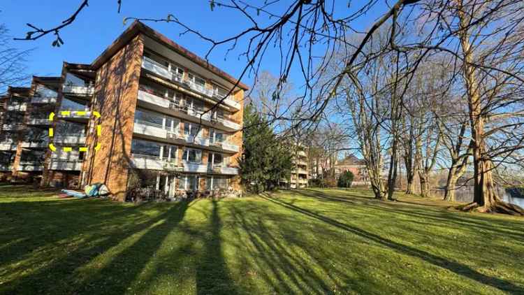 Erstbezug nach Sanierung: Exklusive 2-Zimmer-Wohnung mit Balkon und Alsterblick