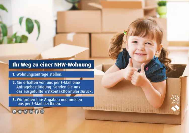 WBS erforderlich - Gut geschnittene Wohnung mit Balkon | Bad Hersfeld, Zedernweg