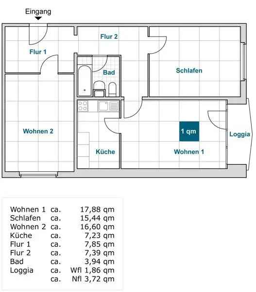 Frisch saniert: Schöner Wohnen in dieser familienfreundlichen 3-Zimmer-Wohnung!