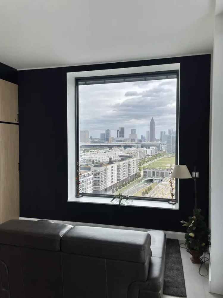 Penthouse kaufen in Frankfurt mit Skylineblick und 3m hohen Decken