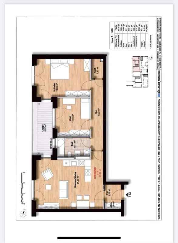 Mieten Neubauwohnung in Bernau mit elektrischen Jalousien und Fußbodenheizung