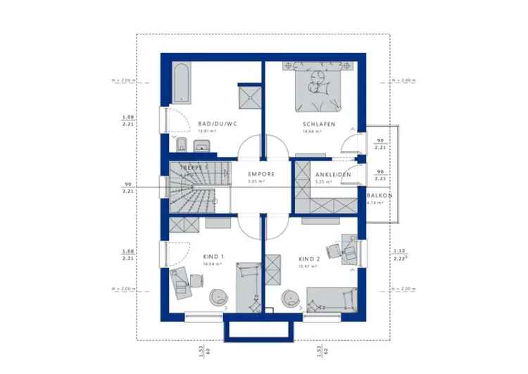 Elegantes Fertighaus Bochum Familie 145m²