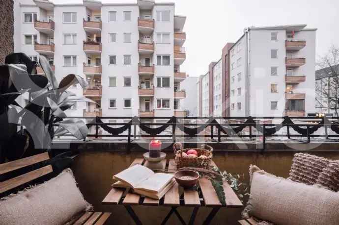 3-Zimmer-Wohnung in Kreuzberg mit Balcony