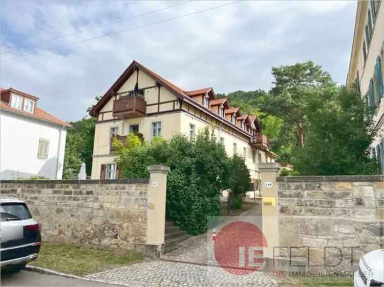 Dachgeschosswohnung Dresden Hosterwitz 61m² 2 Balkone