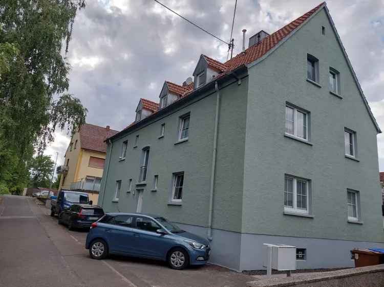 mieten 1 Zimmer Appartment Wallhausen mit Einbauküche und Garten