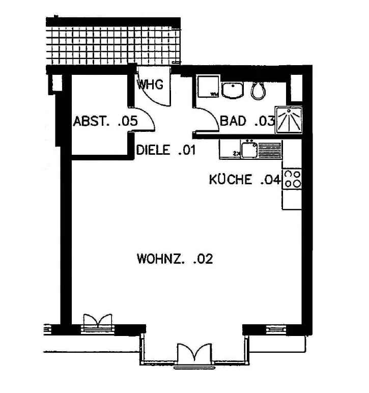 Vermietete 1 Raum Wohnung Leipzig Musikerviertel 48qm Tiefgarage