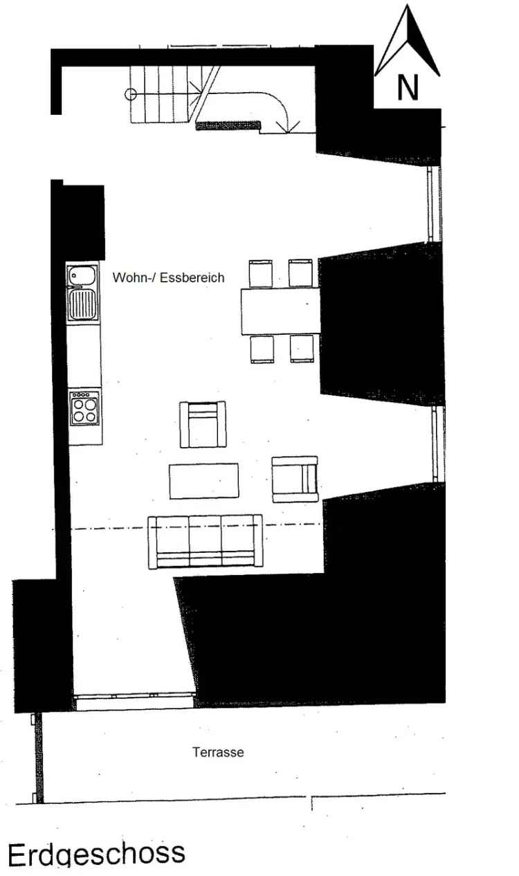 2-ZKB Maisonettewohnung Bielefeld-Stieghorst - Bunker Altbau