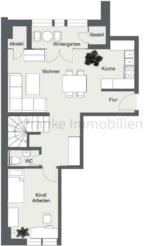 Äußere Neustadt – 3-Zimmer-Dachgeschossmaisonettewohnung mit Aufzug und Fernwärme