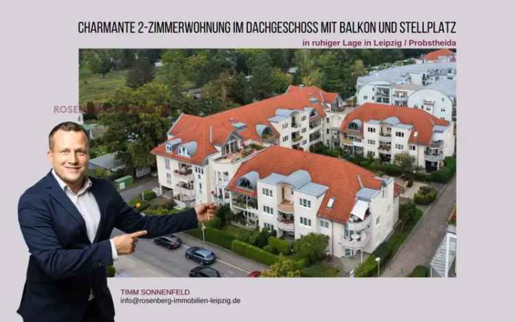 2 Zimmer Wohnung mieten in ruhiger Lage Leipzig mit Balkon