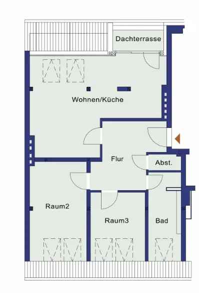 Mieten Wohnung in Pankow Berlin mit 3 Zimmern und Südbalkon