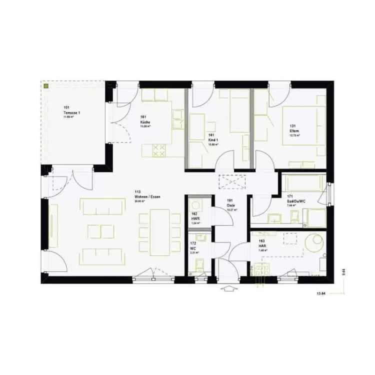 Komfortabel wohnen auf einer Ebene: Entdecken Sie Ihr neues Bungalow