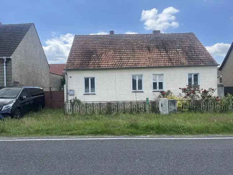 Bauernhaus mit Grundstück, Einfamilienhaus, Hof, Scheune, Garage Lebusa, Brandenburg