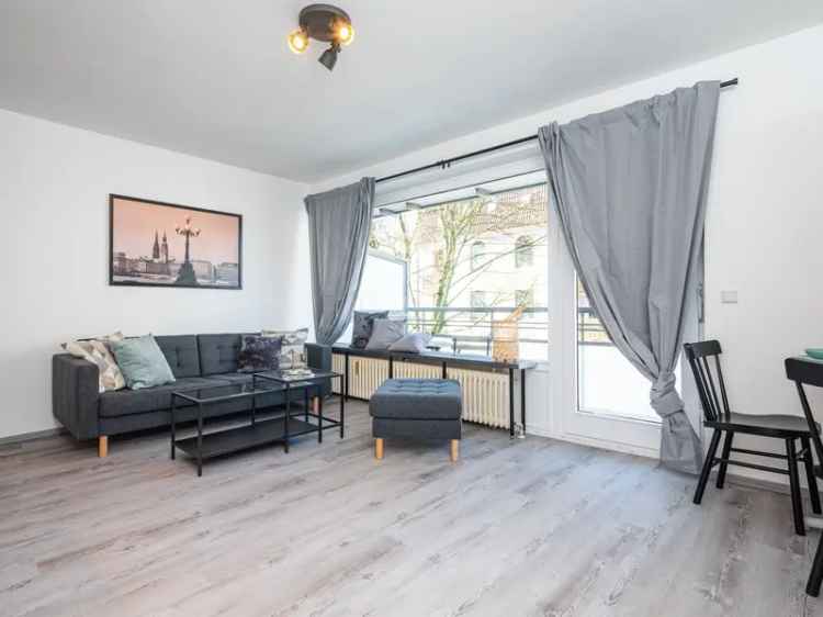 1 Zimmer Wohnung Winterhude Balkon Stellplatz Renoviert Kapitalanlage