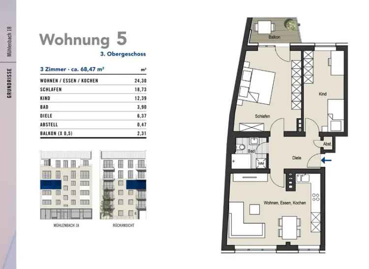 Zentrale Wohnwohnung in Köln mit moderner Ausstattung