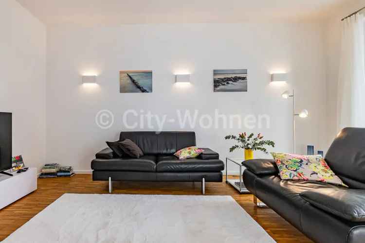 Mobilierte 3 Zimmer Wohnung Hamburg Hammerbrook 88qm Sud-West Loggia