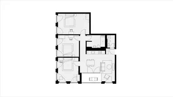 Wohnung (15.0 m²) zur Miete in Berlin (Lisa-Fittko-Straße 5, 10557 Berlin, Germany)