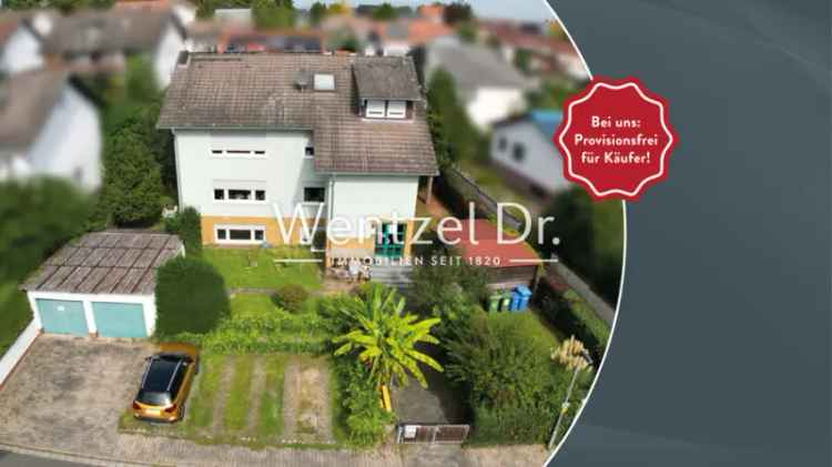 Preisreduktion – Provisionsfreies Dreifamilienhaus in Reinheim-Zeilhard zu verkaufen! (Vermietet)