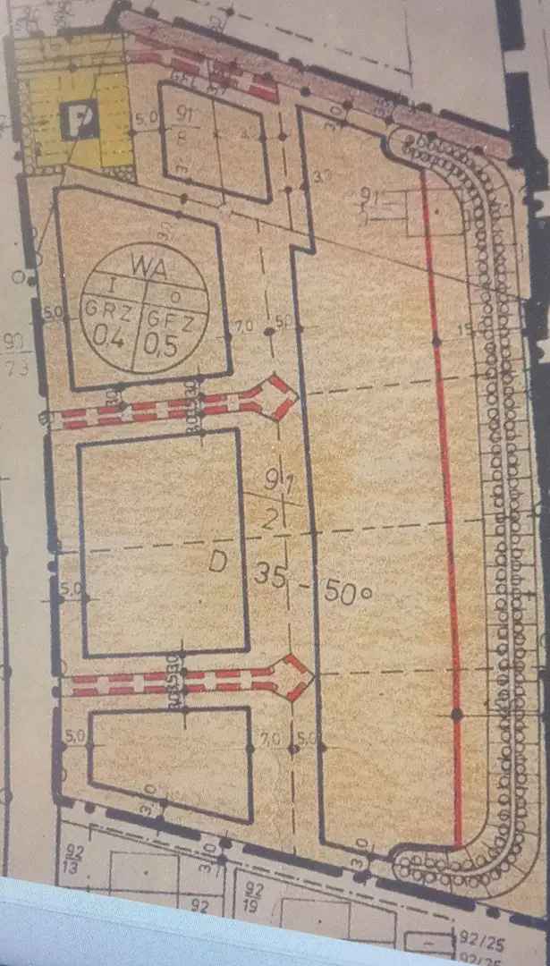 Baugrundstück für EFH DH oder Reihenhausbebauung