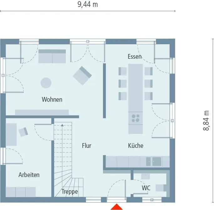 Ein wunderschönes Haus in einzigartiger Optik ! Modernes Wohnkonzept – Wohlfühlklima inklusive