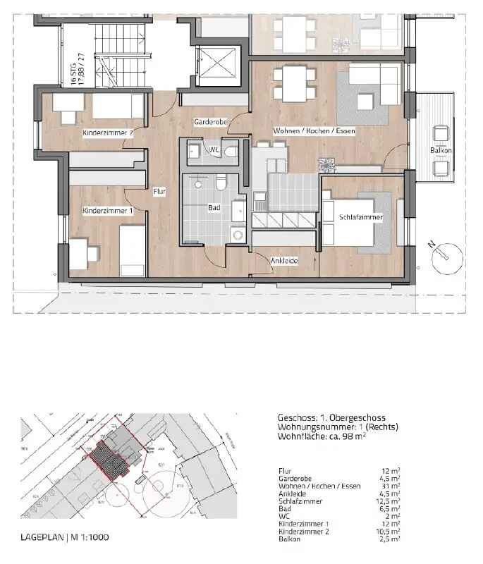 RUHIGE 4-RAUM WOHNUNG MIT LIFT IN LAUBEGAST