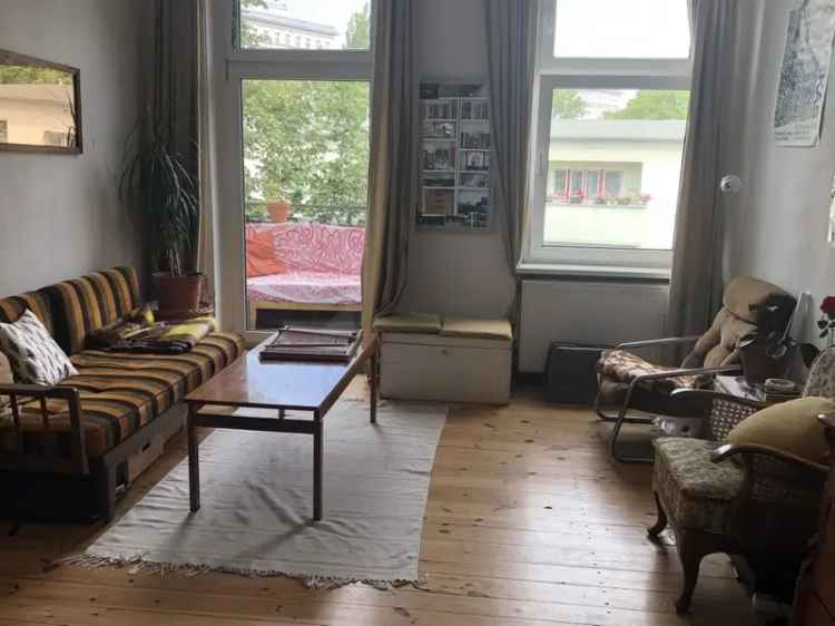 1-Zimmer Wohnung Friedrichshain ruhige Lage 2 Balkone