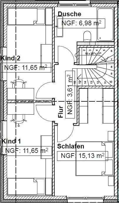 energieeffiziente Neubau Reihenhäuser mit Garten ab 07/2025 - von Privat