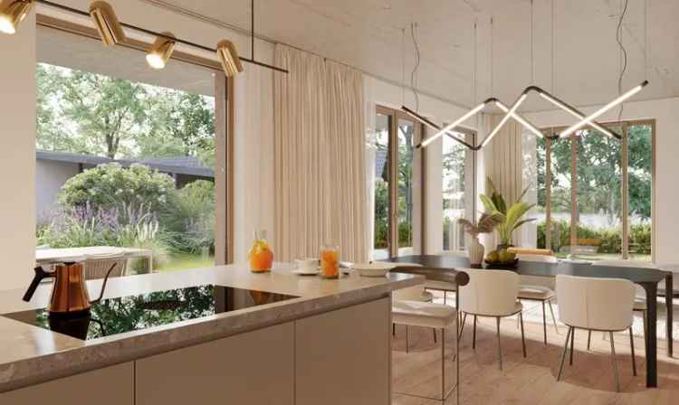 Elegante 4-Zimmer Wohnung, erste Reihe am Tegeler See mit 187 qm Garten & direktem Seezugang – barrierefrei