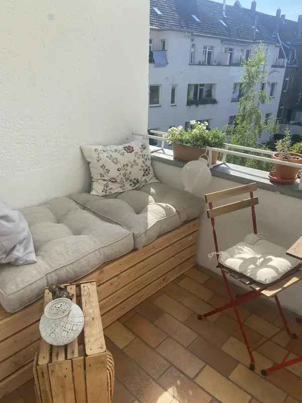 Mieten 2-Zimmer Wohnung in Lindenthal Köln mit Balkon und ruhiger Lage