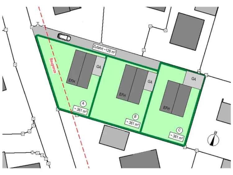 Attraktives EFH- oder DH-Grundstück in Raubling