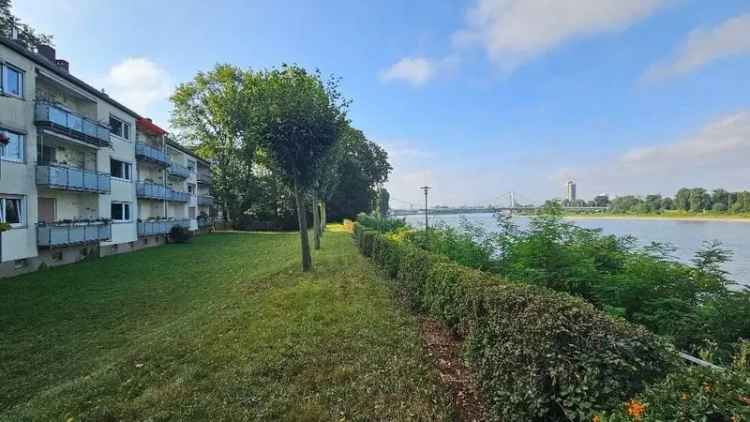 Rheinblickwohnung! Schön geschnittene und ruhig gelegene 2-3 Zimmer- Eigentumswohnung