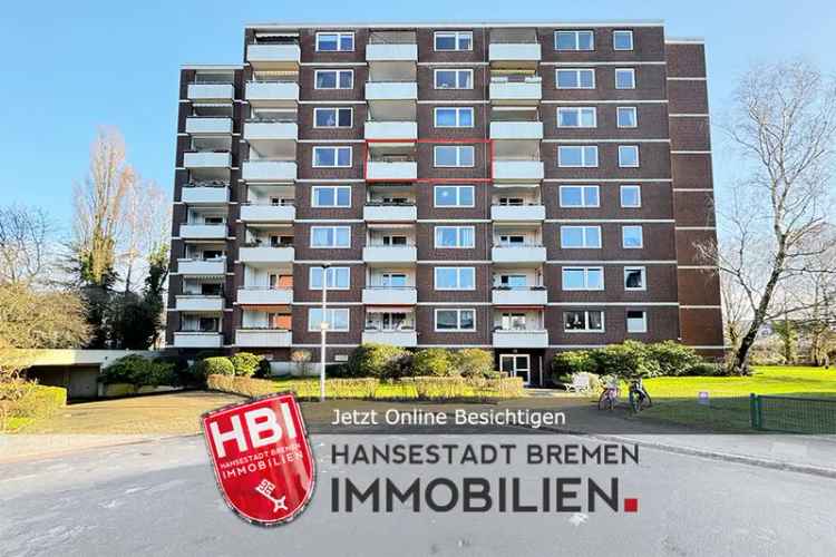 Barrierefreie 2-Zimmer Wohnung Bremen Schwachhausen mit Loggia und Garage