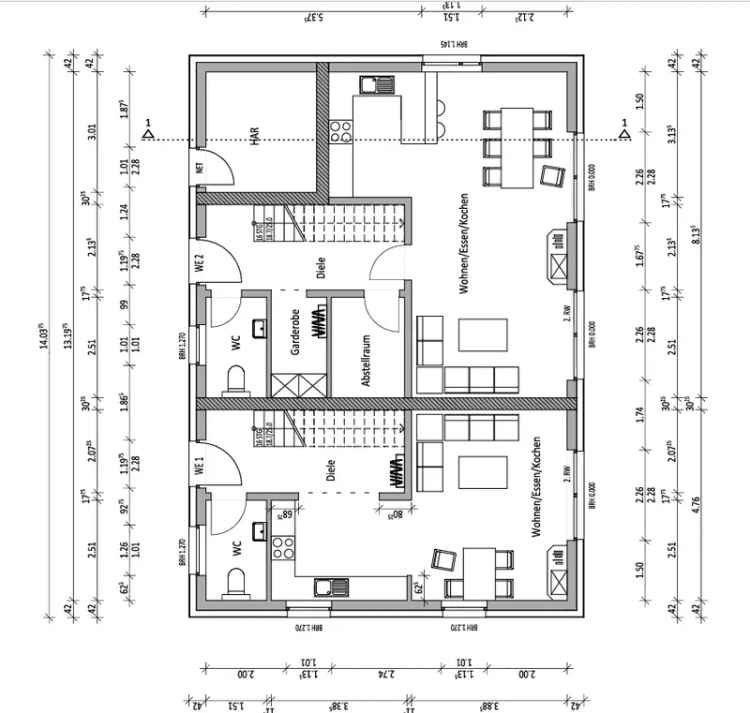 Mehrgenerationenhaus Einfamilienhaus mit Einliegerwohnung