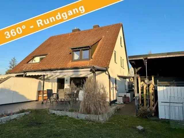 Moderne Doppelhaushälfte in Reichelsdorf | 138 m² | Einbauküche, Garten & Garage