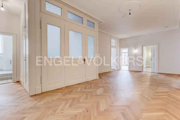 5 5 Zimmer Altbauwohnung 209m² Stuck Parkett Wintergarten Balkon