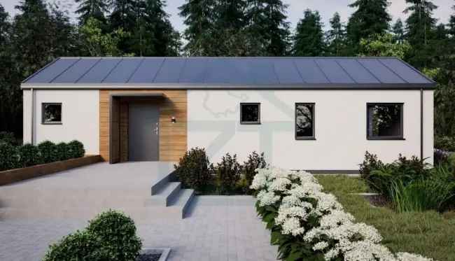 Einzugsfertiger Modulhaus Bungalow inklusive 500 m² Grundstück in Oettersdorf