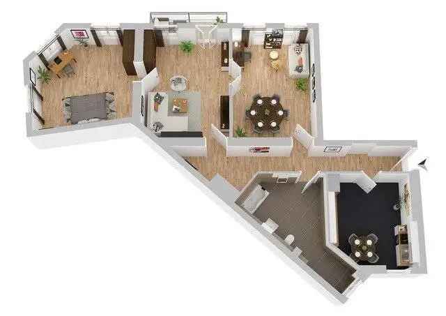 Alles eine Nummer größer! Frisch renovierte großzügig geschnittene 3-Zi.-Wohnung im ruhigen Moabit