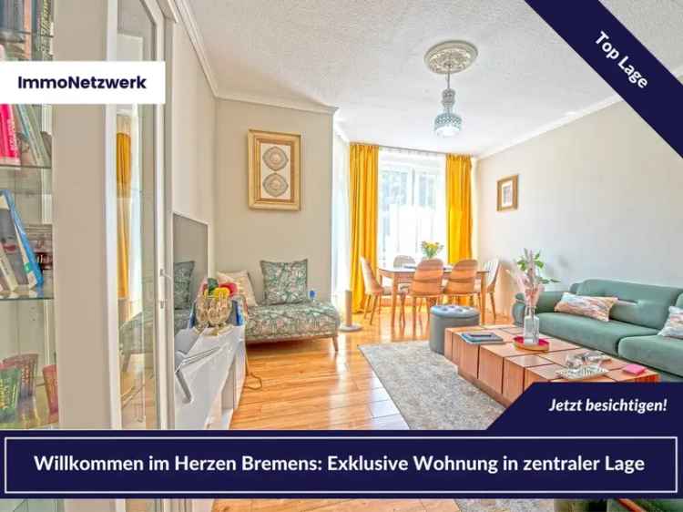 3-Zimmer Wohnung Bremen Bahnhofsvorstadt 84m² Balkon Modern Kapitalanlage