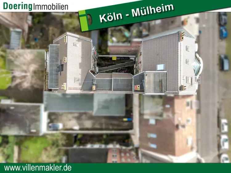 Sofort bezugsfrei Etagenwohnung kaufen Köln-Mülheim mit idealem Schnitt