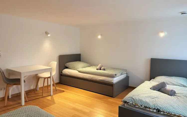 2-Zimmerwohnung mit TV, Wlan, Küche, Essplatz, Waschmaschine, Trockner, Garage für bis zu 6 Personen (Einzelbetten)