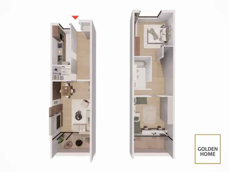 Maisonette mit Stil – sonnig, modernisiert & großzügig über zwei Etagen in Derendorf
