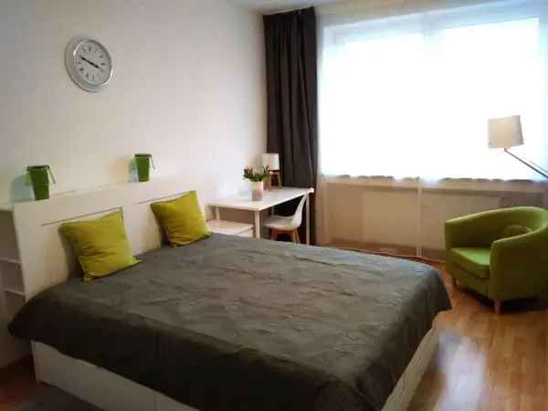 Zentrale 2 Raum Wohnung Dusseldorf Friedrichstadt Balkon WLAN