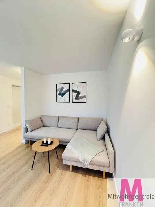 Exklusive, möblierte 3-Zimmer Designwohnung mit Flair und Balkon zum Erstbezug