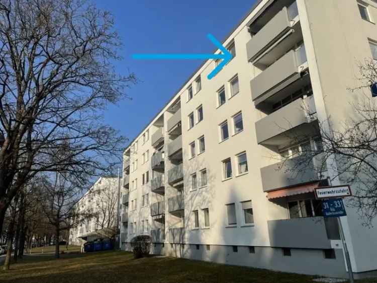 Helle 4-Zimmer-Wohnung mit West-Loggia in München Schwabing-Freimann