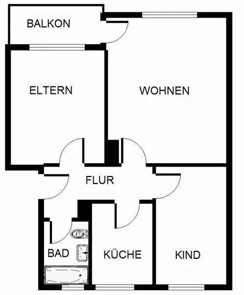 3 Zimmer Wohnung Gelsenkirchen Bismarck Zentral gelegen