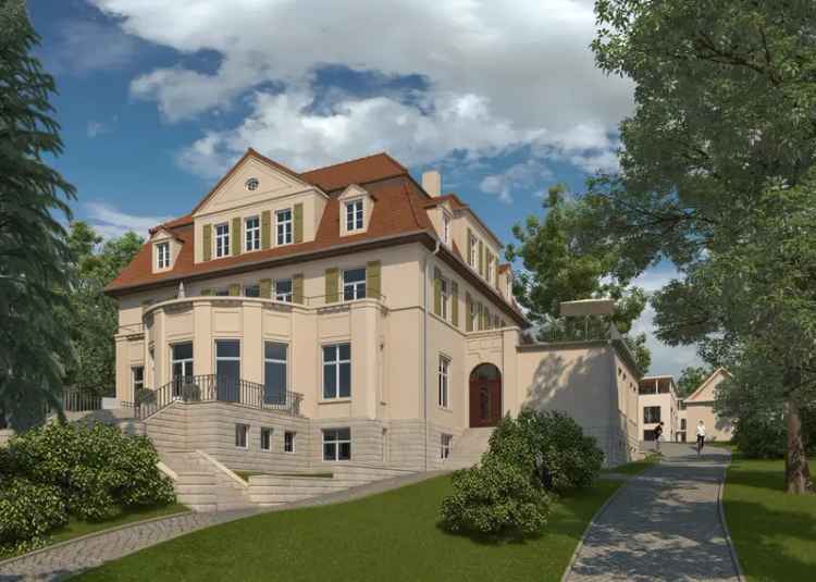 Mieten 4 Zimmer Wohnung mit Terrasse in denkmalgeschützter Villa Heyde