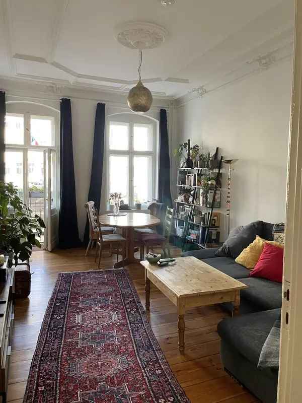 Mieten sanierte altbauwohnung in Pankow Berlin mit Balkon und hohen Decken